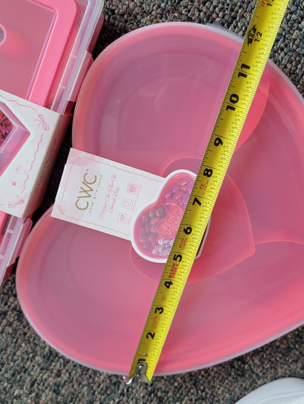 CWC Pink Heart-Shaped and Rectangular Food Storage Set - Picture 6 of 12